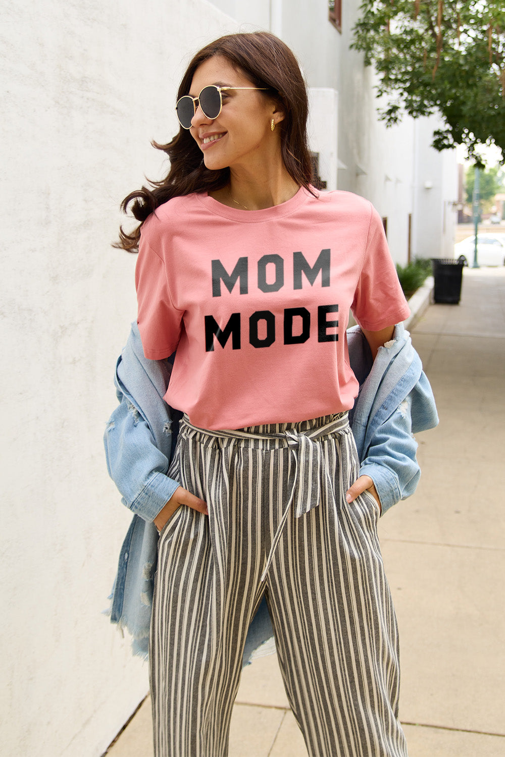 Simply Love Full Size MOM MODE Short Sleeve T-Shirt